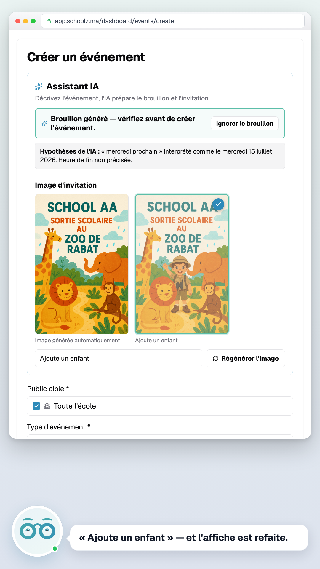 Aperçu — Événements & affiches d'invitation